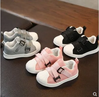 

Autumn NEW Fashionable Net Breathable Leisure Sports Running Shoes For Girls White Shoes For Boys Brand Kids Shoes