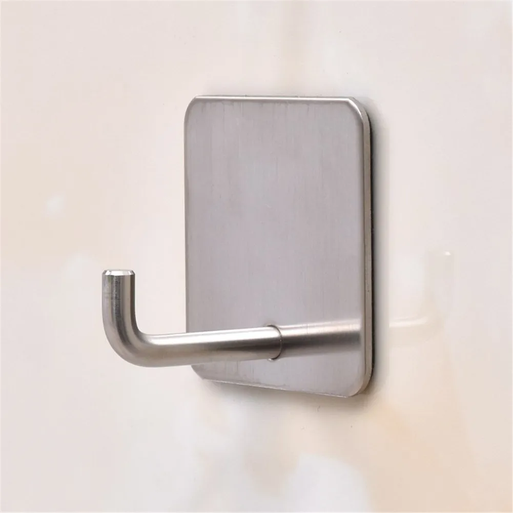 2-20 Pcs Kitchen Bathroom Self Adhesive Sticky Hooks Wall Hanger for Robe Towel