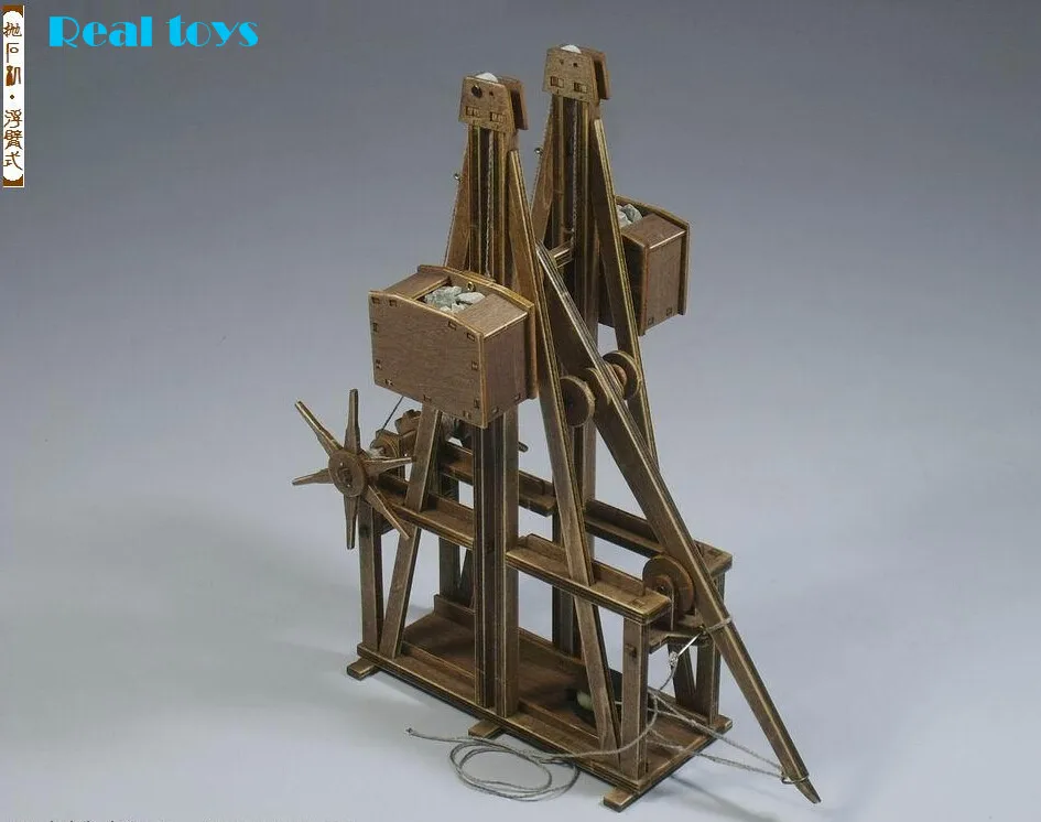 RealTS Древняя модель колесницы наборы mangonel Trebuchet деревянная модель