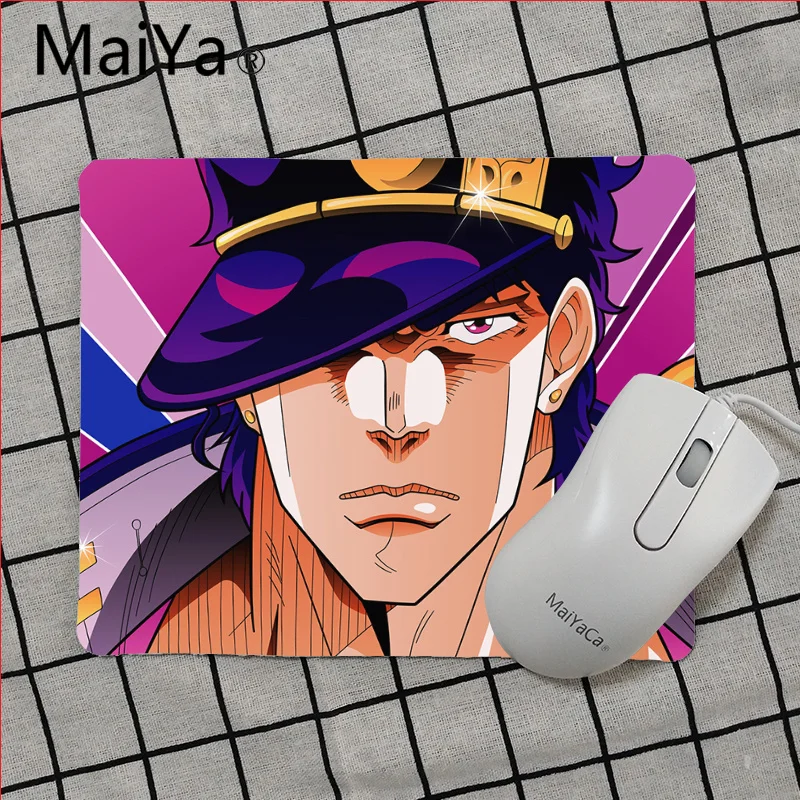 Maiya высокое качество JoJo's невероятное приключение Kujo Jotaro коврик для мышки в стиле аниме Гладкий блокнот настольные компьютеры мате игровой коврик для мыши