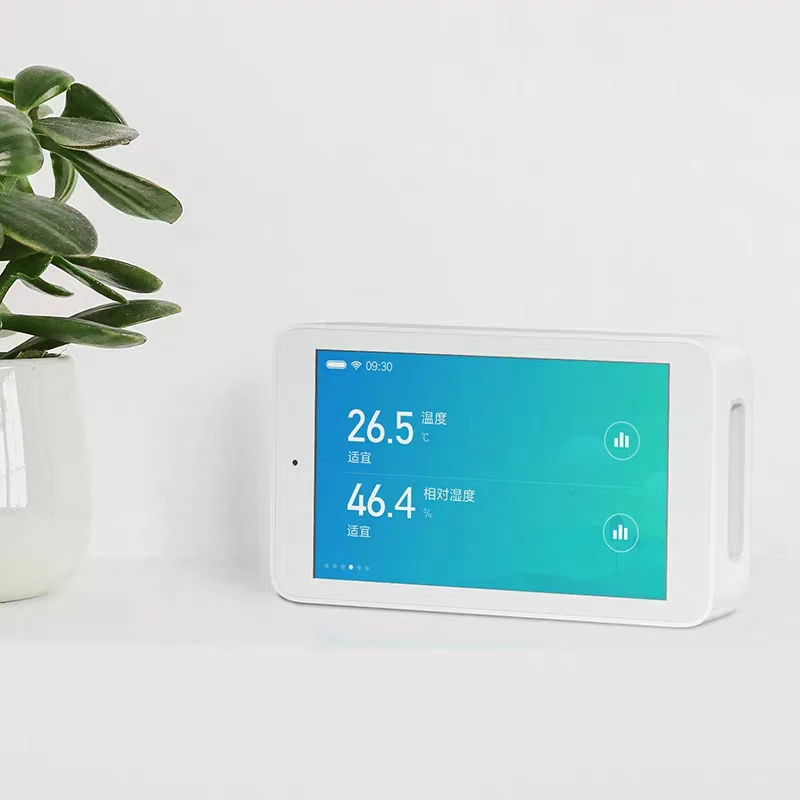 Koop Mijia Lucht Detector Hoge Precisie Sensing 3.97Inch Touchscreen USB Interface Remote Monitoring PM2.5 CO2a Vochtigheid Sensor