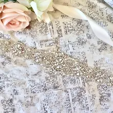 MissRDress элегантный в форме бриллианта свадебный пояс серебряного хрусталя пояс невесты стразы свадебный пояс для невесты Платья для подружек невесты JK836