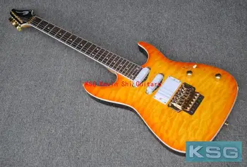 

pensa custom shop electric guitar dot inlays quilted maple top electric guitar Free Shipping pensa guitar ssH pickups