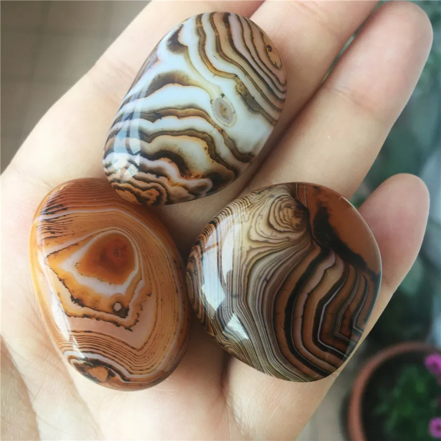 3 шт. натуральные камни и минералы sardonyx ладонный Агат лечебные кристаллы для