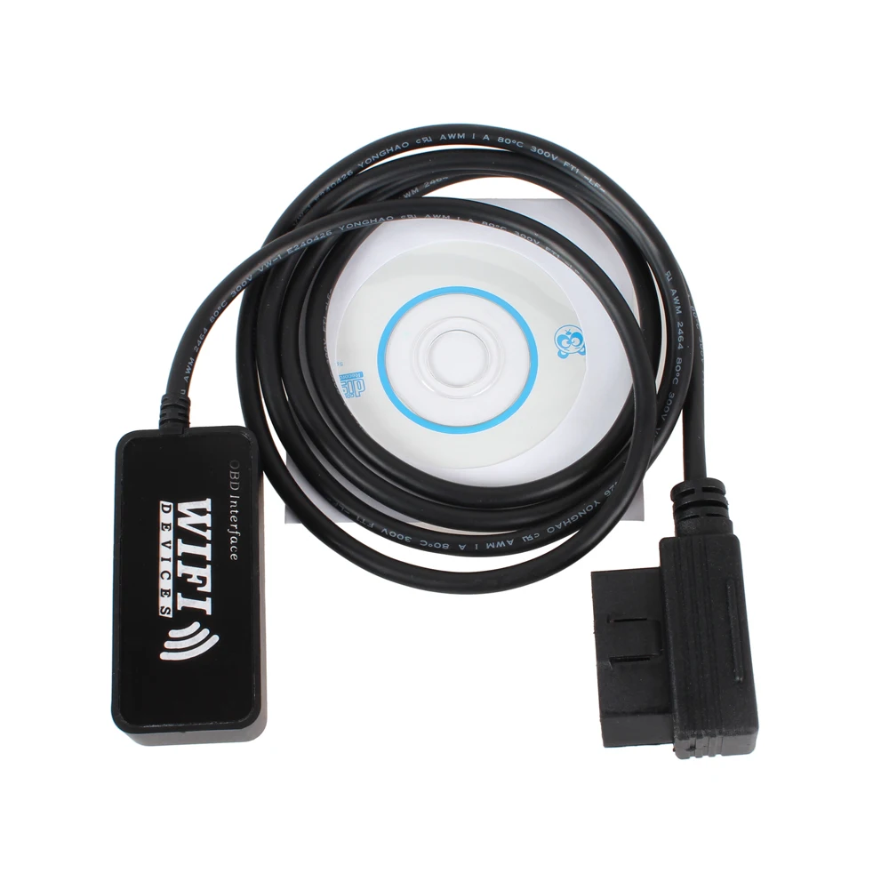 Auto Scan Tool OBD 2 Car Wifi Diagnostic Interface Scanner Black Scan