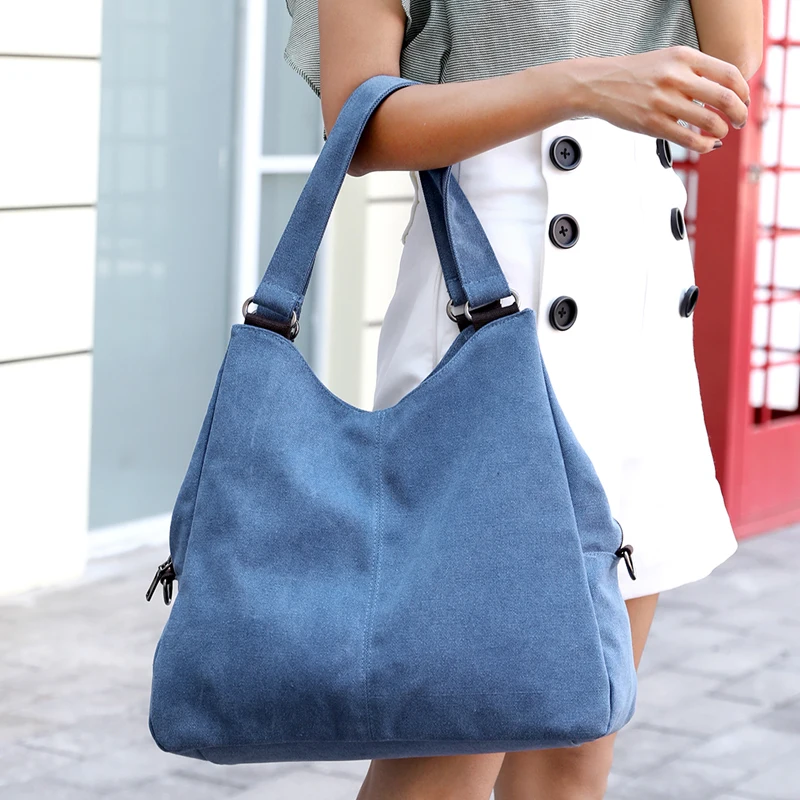 Classic simple design all match canvas women handbag fashion girls portable shoulder bag 891 Classic simple design all match canvas women handbag fashion girls portable shoulder bag 891