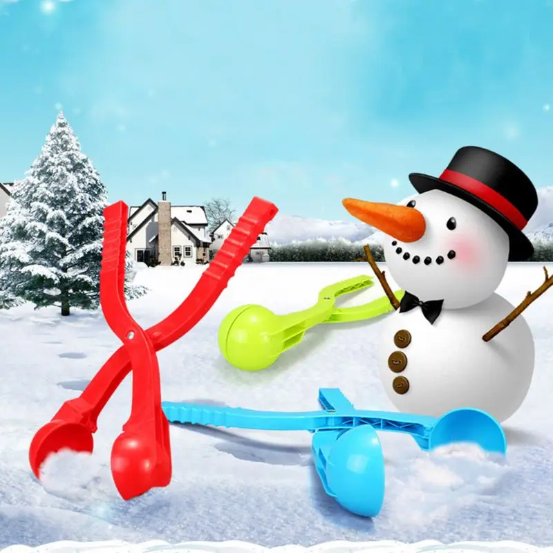 1 шт., зимний Снежный шар, клипса, инструмент для песочницы, детская игрушка, наружная игрушка, бой снежками, Спортивная игрушка