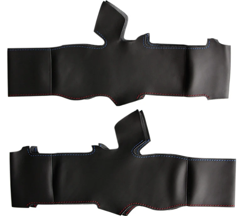 Black Genuine Leather Car Steering Wheel Cover for BMW F30 320i 328i 320d F20