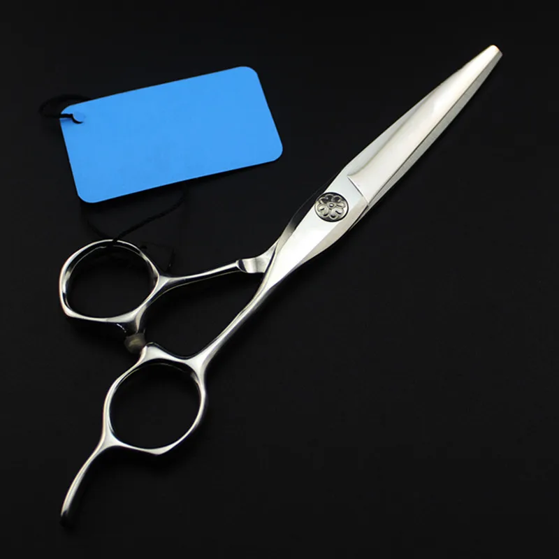 professional Japan steel 6 '' flower cut hair scissors haircut scissor thinning barber hair cutting shears hairdresser scissors