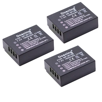 

3x 1600mAh NP-W126 NP W126 Camera Battery For Fuji X100F XT20 XPro1 Pro2 XE1 XE2 XA1 XA2 XT2 XT10 XM1 XM2 XT1 HS33 30 35 50