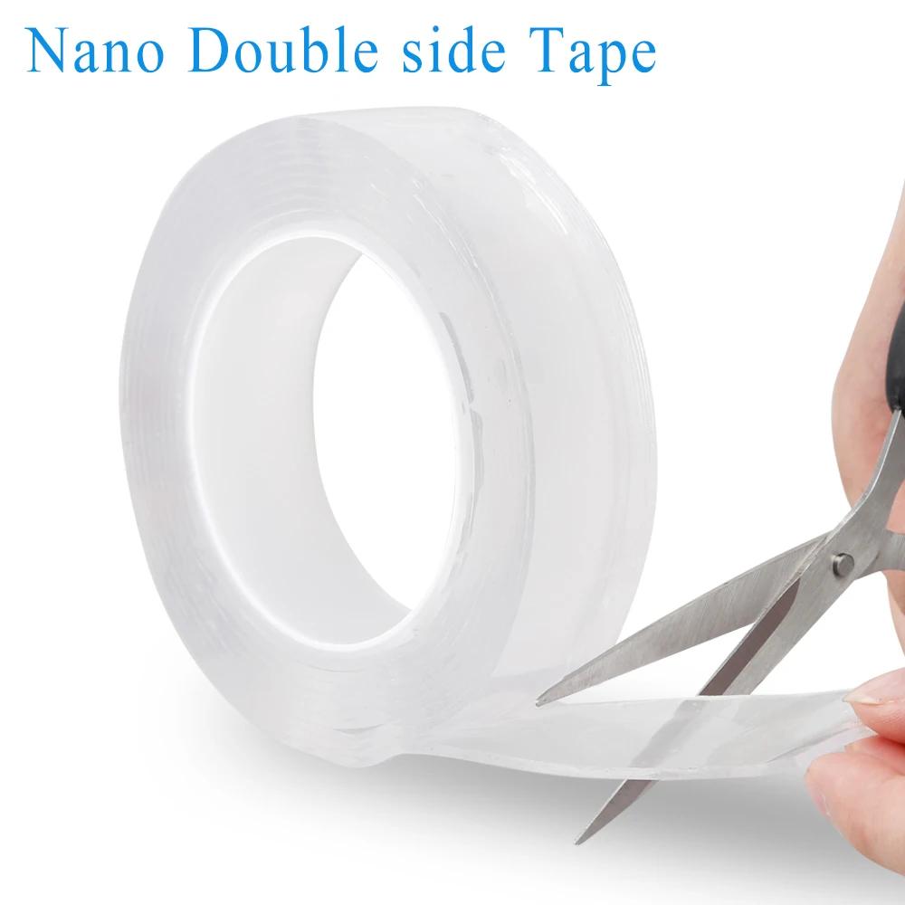 

1/ 3 /5 m Nano Double side Adhesive Tape Nano-free magic Two side Adhesive , Double-Sided No Traces Washable Adhesive Tape