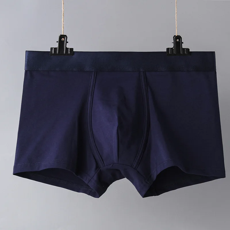 

Autumn and winter new men boxers shorts cotton underwear fashion middle waist boxer men's underwear