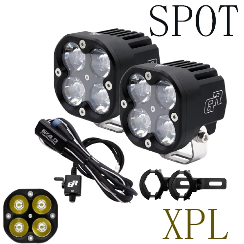 GOLDRUNWAY X4 12V 4200lm Spot/Flood/Combo Fog вспомогательный свет в сборе лампы 40 Вт двигатель Led для BMW R1200GS/ADV/F800GS Moto - Цвет: Лаванда