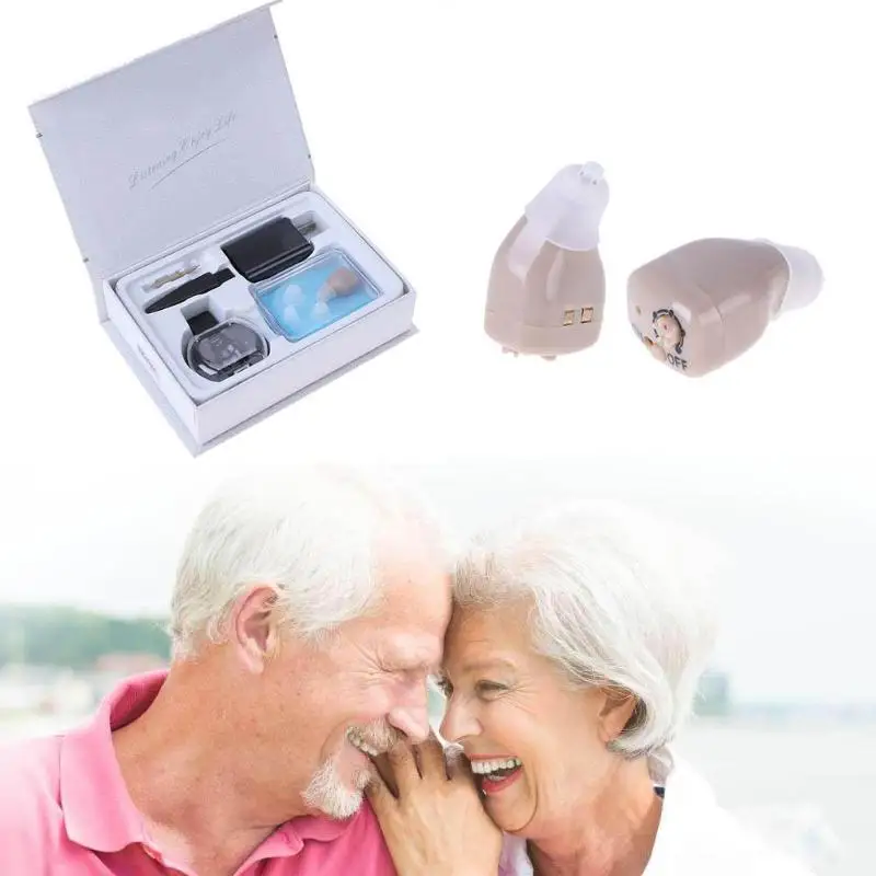 

Mini Hearing Aid Portable Small Invisible Best Sound Amplifier Adjustable Tone Digital Sound Hearing Aids Device Rechargeable