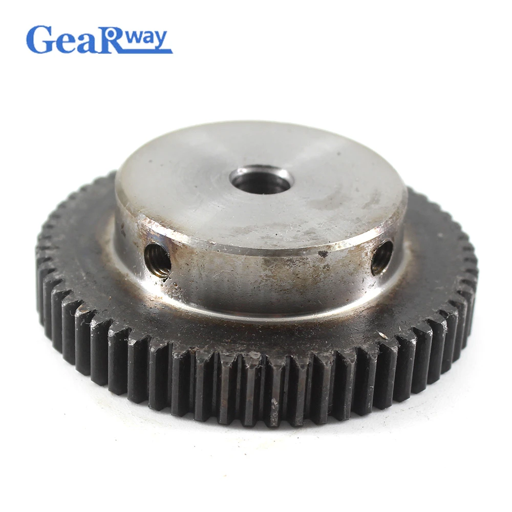 Number of Teeth : 1M 20T Bore 5mm Gears 1M Spur Gear 20T-60T Metal Transmission Gears 45 Steel Pinion 1pc 20 24 25 30 35 40 45 50 55 60 Teeth Motor Parts LUOHAIMEI