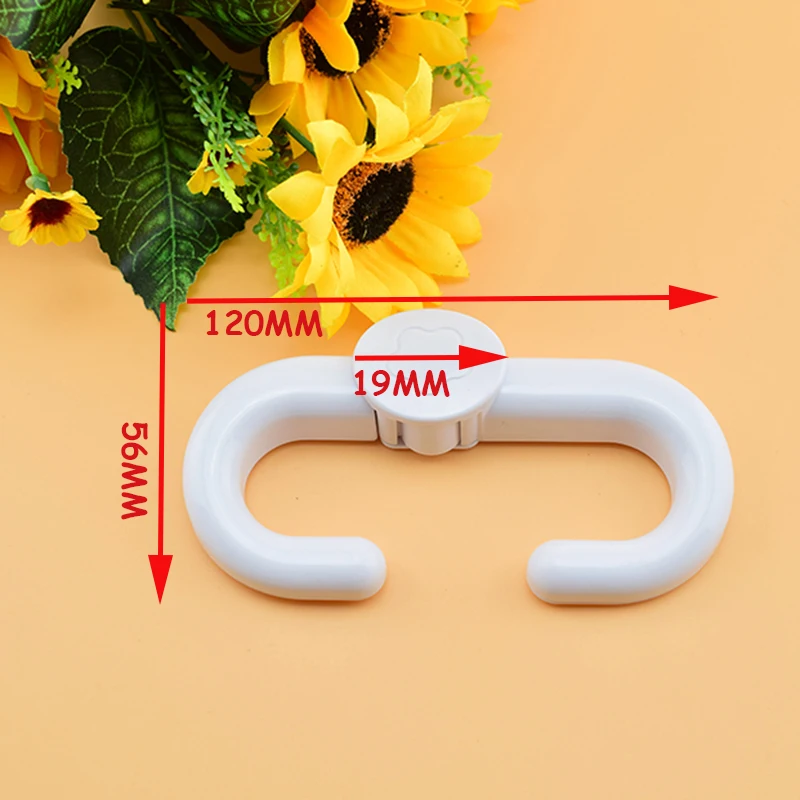6 pcs/lot Plastic ABS free shipping baby safety sliding lock for children/kids/baby/child in cabinet cupboard