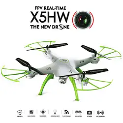 SYMA X5HW Quadcopter Дрон с Камера WI-FI FPV HD реальном tiem 2,4 г 4CH вертолет Quadcopter RC игрушки x5SW обновление VS M5A