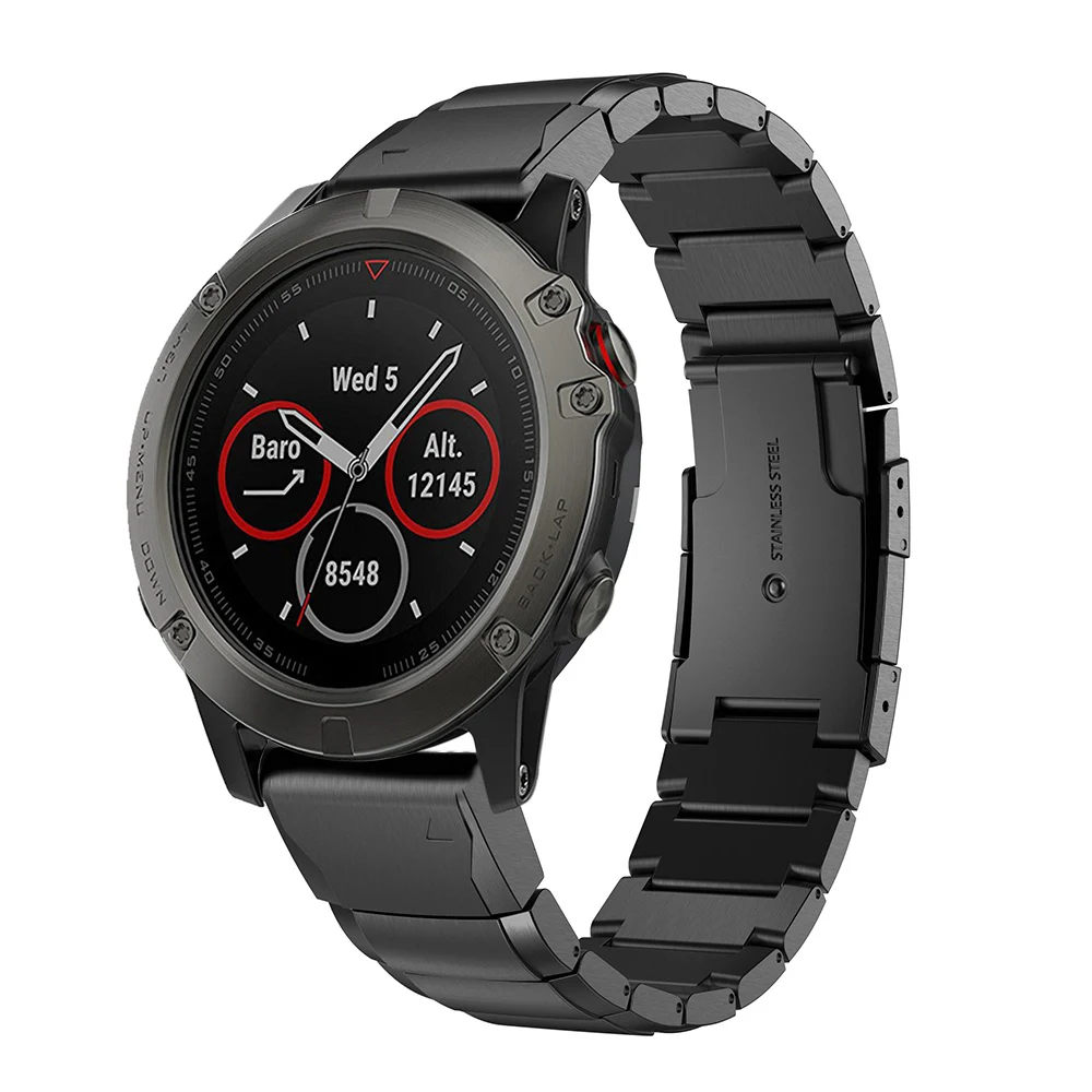 Нержавеющая сталь браслет быстрая замена Fit ремешок для Garmin Fenix 5X gps часы ремни для Garmin Fenix 3 3 браслет hr