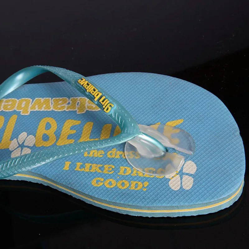1 Pair Non-slip Gel Pads Insoles Orthopedic Shoes Pillows Pads Inserts Massage Gel Foot Insole Flip-Flops flip-flop pad Silicone