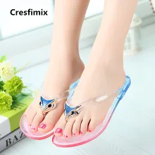 Vrouwen флип-флоп Для женщин модные милые Высокое качество светильник Вес «желейные» шлепанцы, женская обувь Повседневная Удобная хлопковая куртка флип-флоп E359