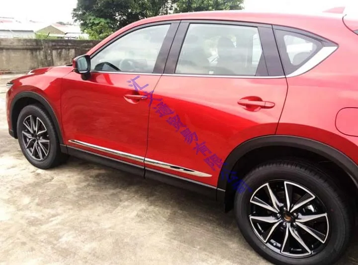 Для Mazda CX 5 CX5 2017 2018 ABS Хром Боковая дверь линия отделка корпуса акцент молдинг