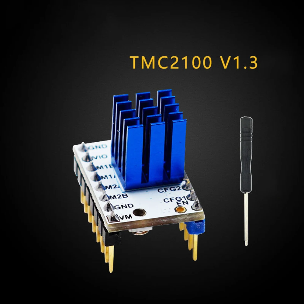 5 шт. TMC2100 V1.3 TMC2130 TMC2208 V1.0 Stepstick бесшумный шаговый двигатель привода беззвучное тихое для 3D-принтеры Запчасти