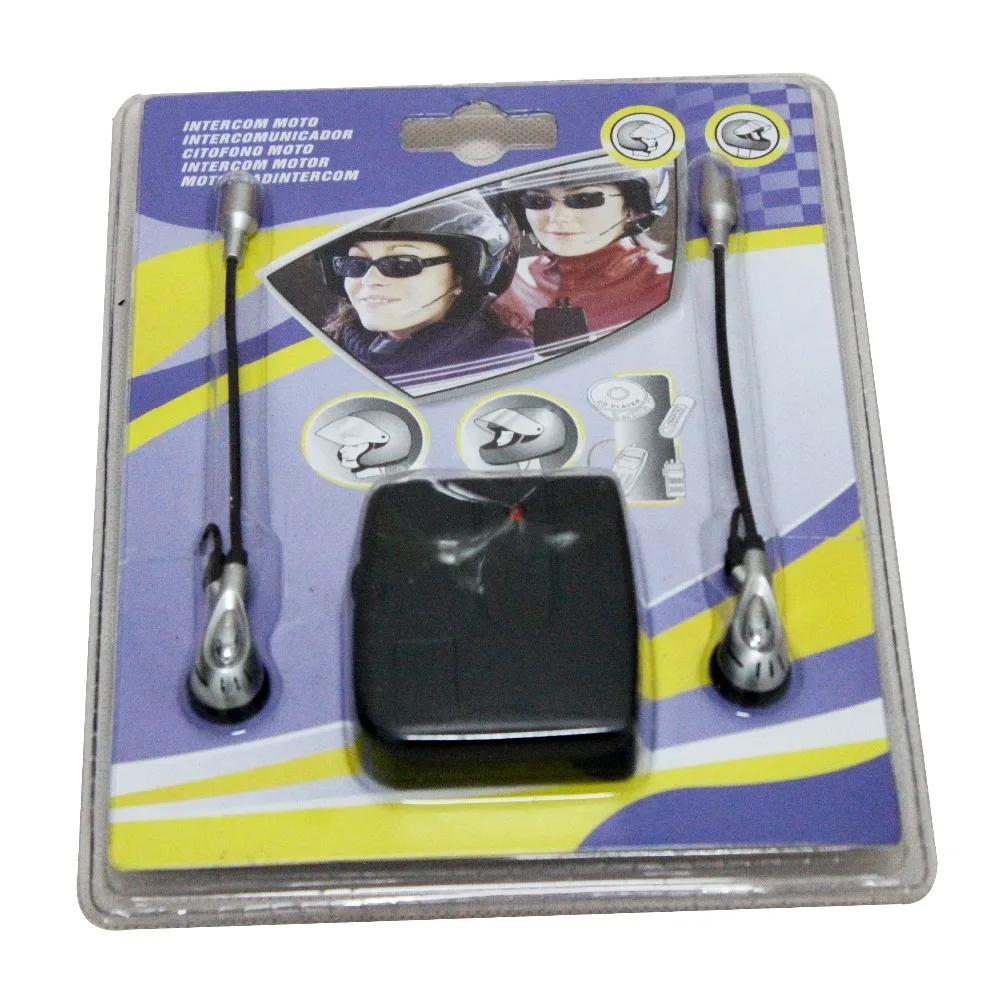 XQF 3pcs Two way radio Motorcycle Helmet Intercom Helmet headset for