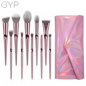 

Makeup Brushes 10/pcs Eye Shadow Foundation Powder Eyeliner Eyelash Lip Make Up Brush Cosmetic Beauty Tool Kits