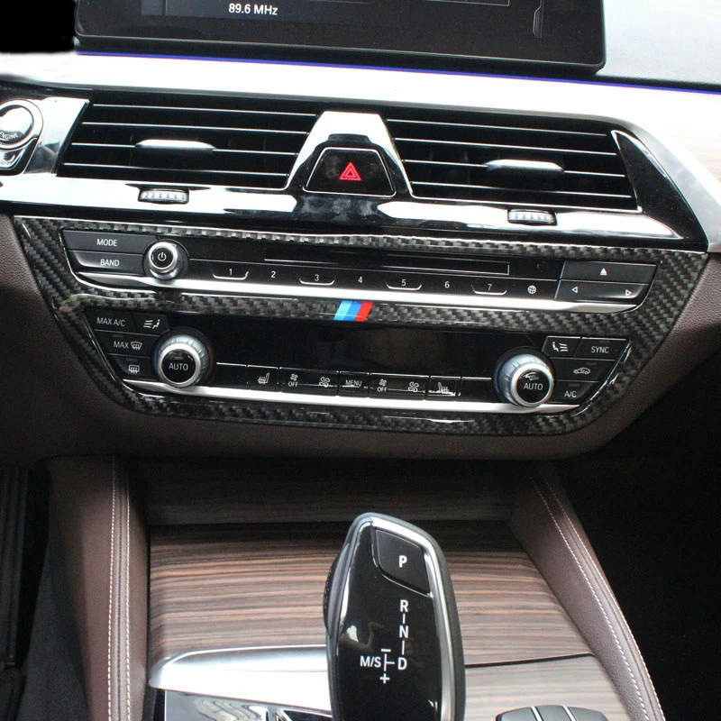 Внутренняя Панель управления CD для BMW G30 G32 6GT из углеродного волокна отделка рамка