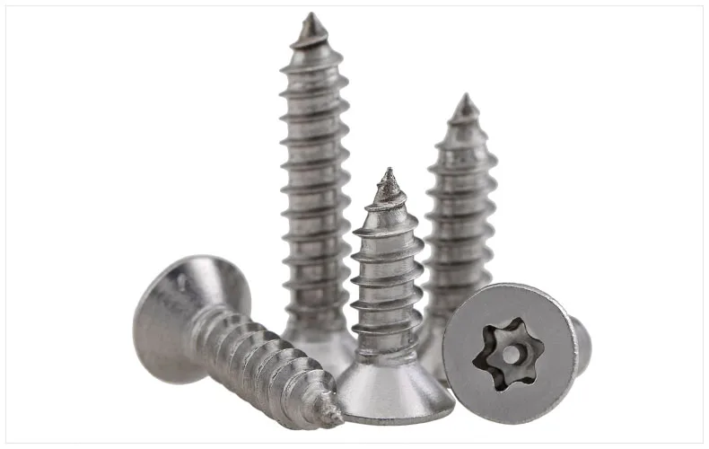 

Six-lobe screws Anti-theft screws self-tapping screws wood M2.9 M3.5 M3 M4.8 Flat head plum blossom Column core blots