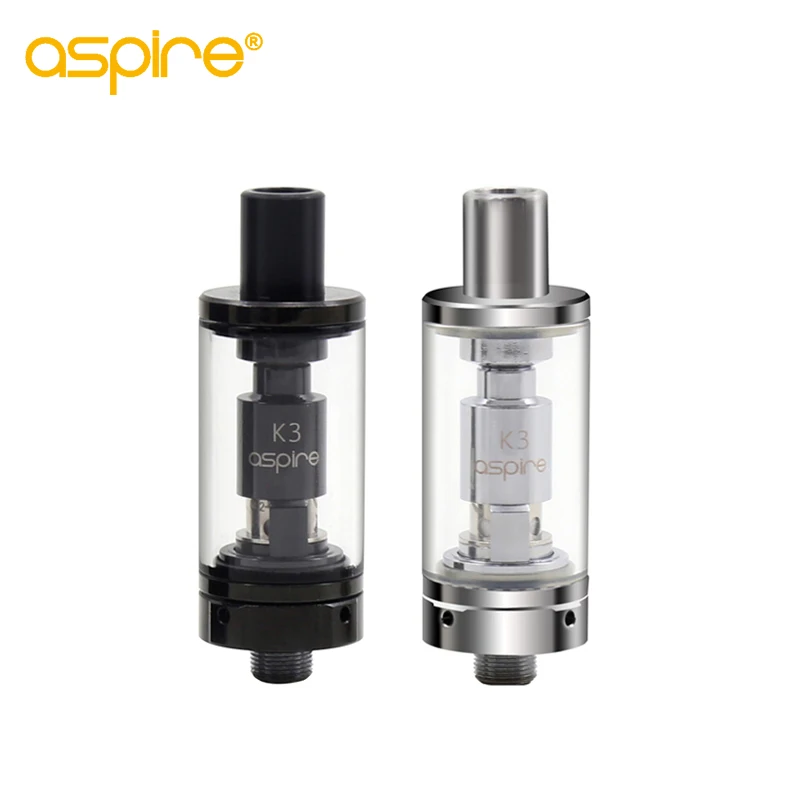 

Aspire Atomizer K3 BVC Tank with 1.8ohm BVC Atomizer 2ml Capacity BVC Bottom Vertical Coil Electronic Cigarette Clearomizer