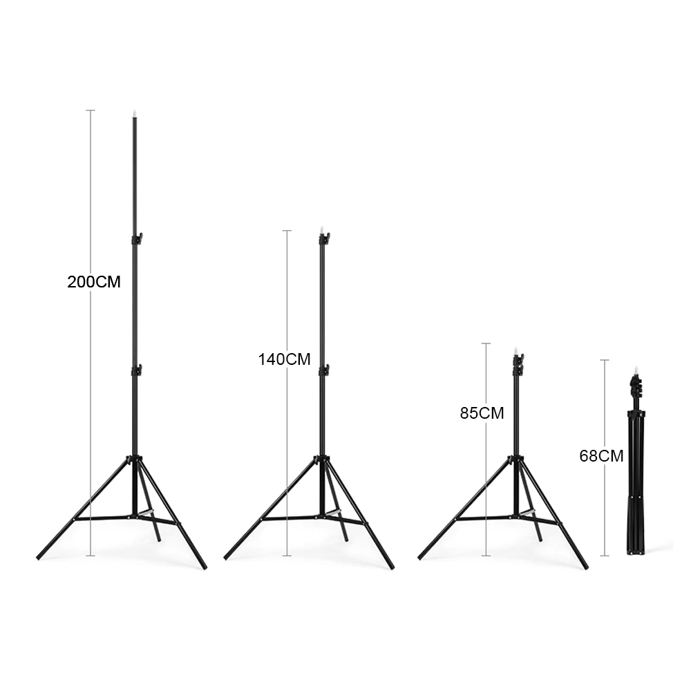 Professional Portable Studio Adjustable Soft Box Flash Continuous Light Stand Tripod for Flashes Ph