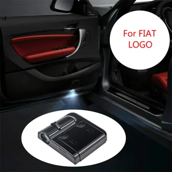 

2x Car Door LED Welcome Logo Light Projector For Fiat Punto 500 Stilo Bravo Grande Punto Palio Panda Linea Uno Marea Evo Coupe