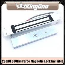 Скрыть установленный! 280 кг/600Lbs сила невидимая установленная одностворчатая деревянная дверь стеклянная дверь использование для контроля доступа безопасности