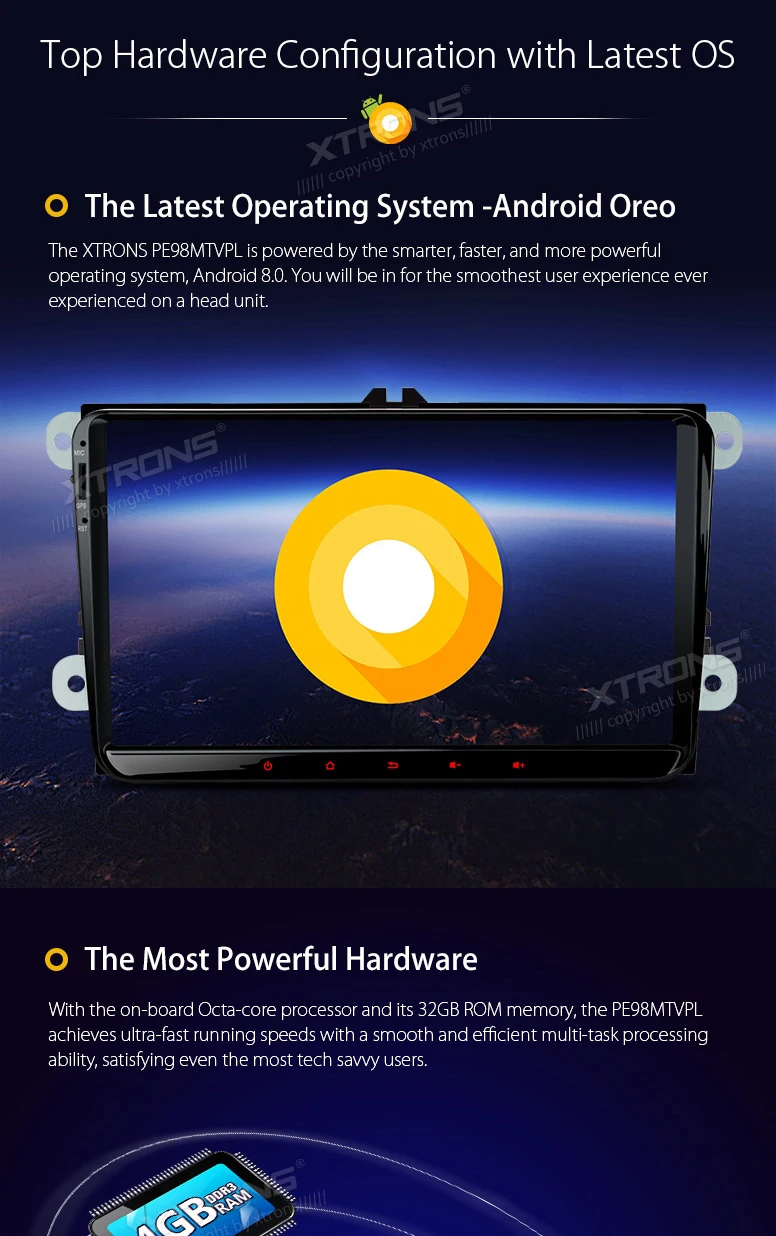 Sale 9" Android 8.0 Octa Core 4GRAM Car Player Radio GPS No DVD for vw Volkswagen Golf Plus Passat CC Touran Tiguan Sharan Skoda Seat 10