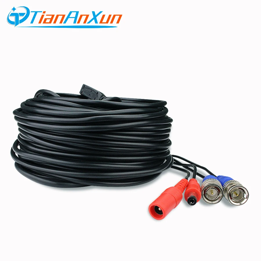 Tiananxun Video Cables Dc Power Bnc Cable For Cctv Cameras Ahd Analog Wired Surveillance Dvr System Accessories Tiananxun Video Cables Dc Power Bnc Cable For Cctv Cameras Ahd Analog Wired Surveillance Dvr System Accessories