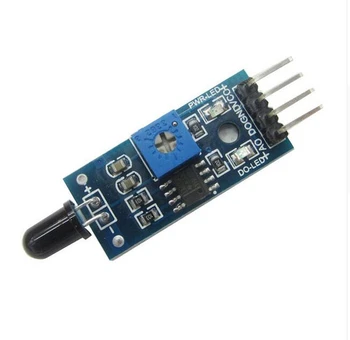 

10 pcs Flame Sensor Module Fire Detection Module Infrared Receiver Module For DIY Electronic Car Wavelength 760nm-1100nm