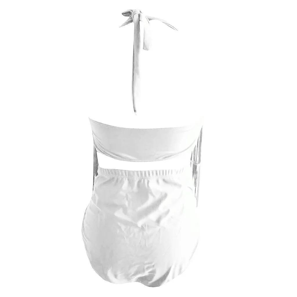 Купальный костюм размера плюс, женский сексуальный танкини из двух частей, женский купальник, Белый Танкини с кисточками, купальный костюм с пуш-ап, женский бикини F