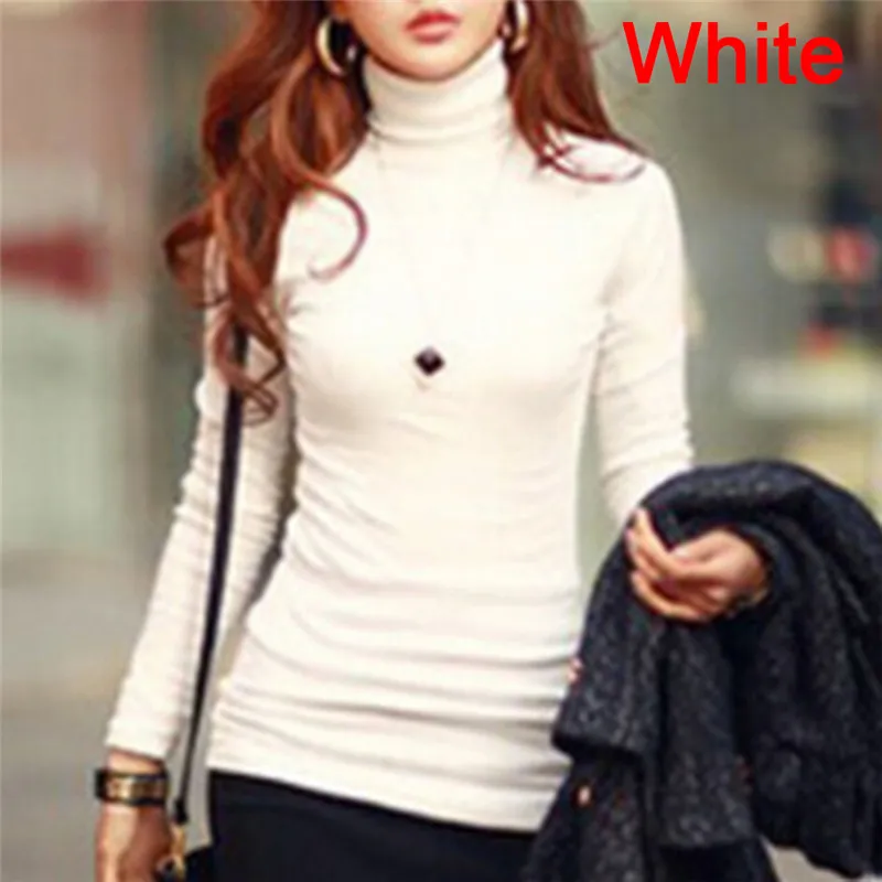 Женские блузки с высоким воротником и длинным рукавом для девочек|shirt feminina|sleeve