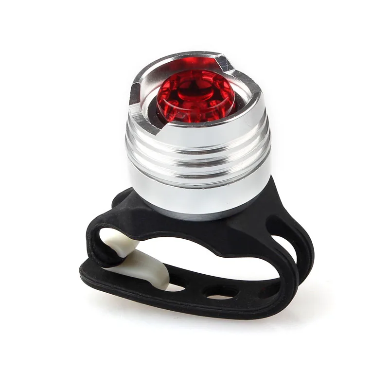 Perfect Bicycle Cycling Rear Tail Light Waterproof Red LED Lamp 3 Modes Silver High Brightness bisiklet lamba bike lights bicycle#070 1 Perfect Bicycle Cycling Rear Tail Light Waterproof Red LED Lamp 3 Modes Silver High Brightness bisiklet lamba bike lights bicycle#070 1