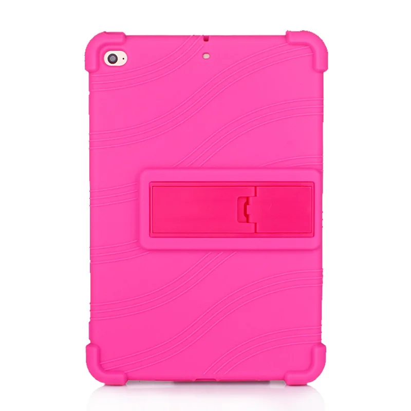 para ipad pro caso crianças caso prova de choque para ipad mini caso silicone macio kickstand capa para ipad ar caso
