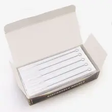 50 шт. одноразовые иглы татуировки стерилизованные татуаж иглы татуировки для татуировки бровей татуировки чернила