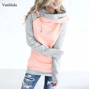 

Autumn Pink Hoodie Oversized Hoodie Sweatshirt Zipper Warm Sweatshirt For Women Femme Hoddies Zip Sweat Shirt hoody ladies