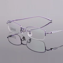 Женские очки из чистого титана, оправа, Женская рамка, ультралегкие брендовые оптические очки для чтения близорукости, женские очки, оправа