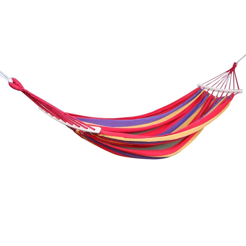 Double Hammock 450 Lbs Portable Travel Camping Hanging Hammock Swing Lazy Chair Canvas Hammocks camping equipment Tent Hiking