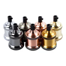 Новейший 1 шт. винтажный подвесной светильник Эдисона с цоколем E27 с винтовой лампочкой алюминиевый светильник с цоколем