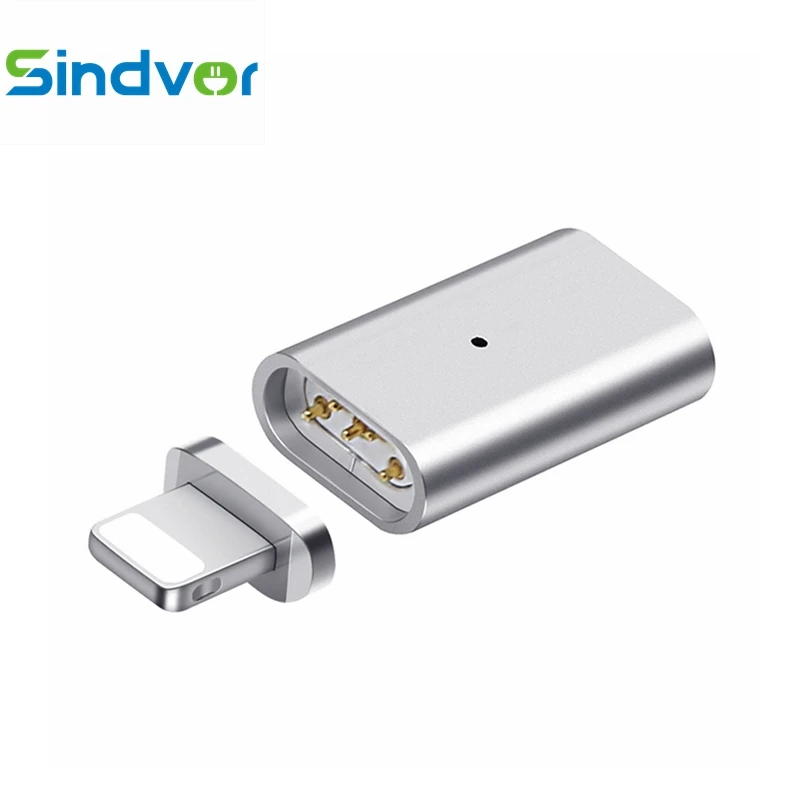 Sindvor الهاتف المحمول المغناطيسي مهايئ شاحن ل فون 6 6 ثانية 8 7 زائد USB المغناطيسي شحن البيانات كابلات منتجات APPLE البرق باد