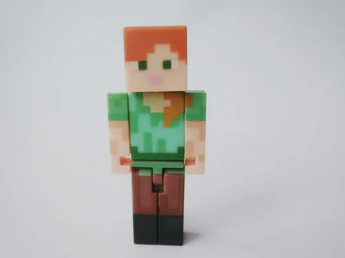 

CC02--Minecraft Overworld 2" Alex Figure By Jazwares Loose