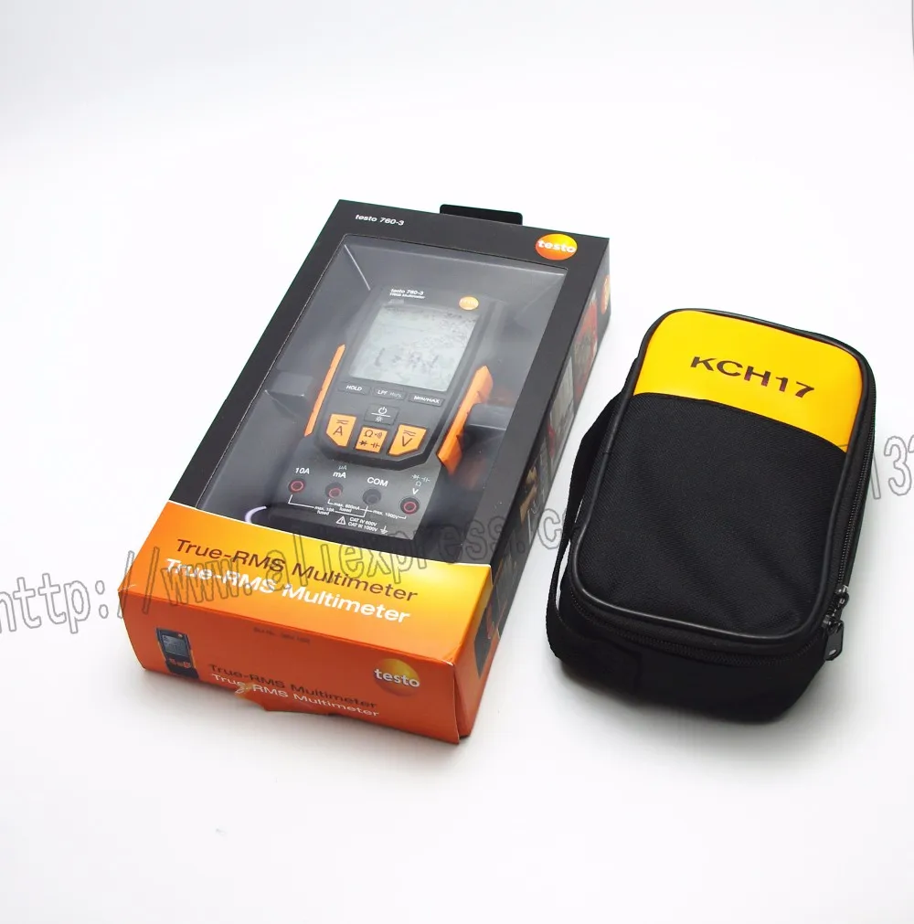 Testo 760-3 Цифровой мультиметр DMM 0590 7603 с мягкий чехол KCH17