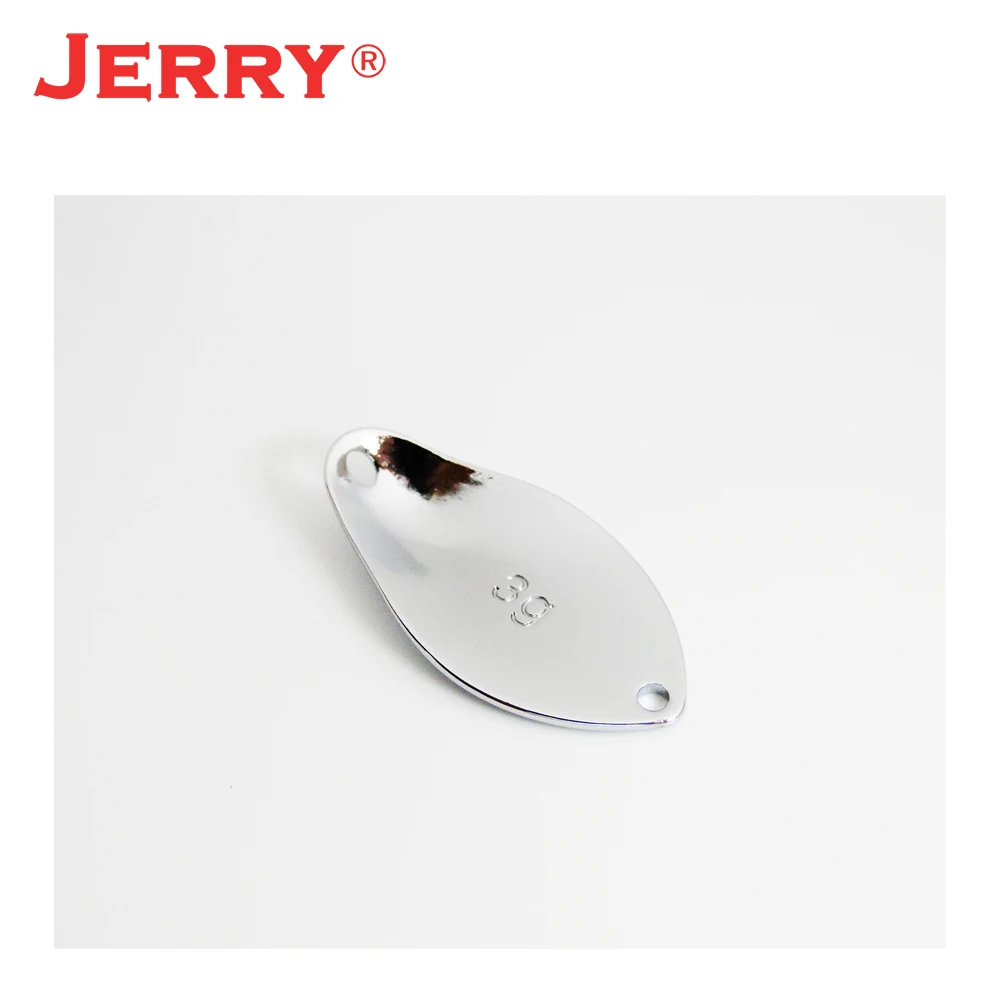 Jerry 50 шт., 1,6 г, 2 г, 3 г, рыболовные приманки, Неокрашенная, пустая, латунная, микро зона, ложки для форели, pesca, шоры, блестки